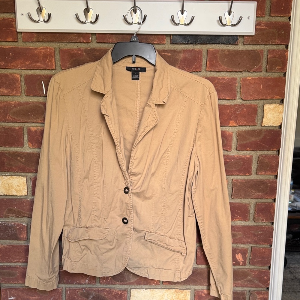 Style & Co. Women's Beige Blazer